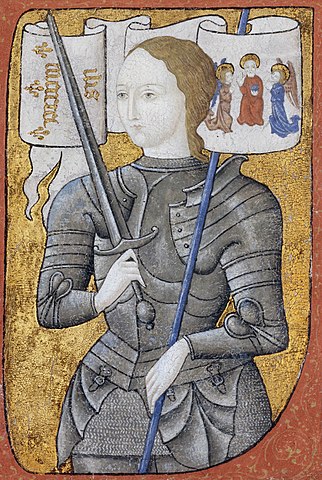 Jeanne d'Arc Miniaturgemälde