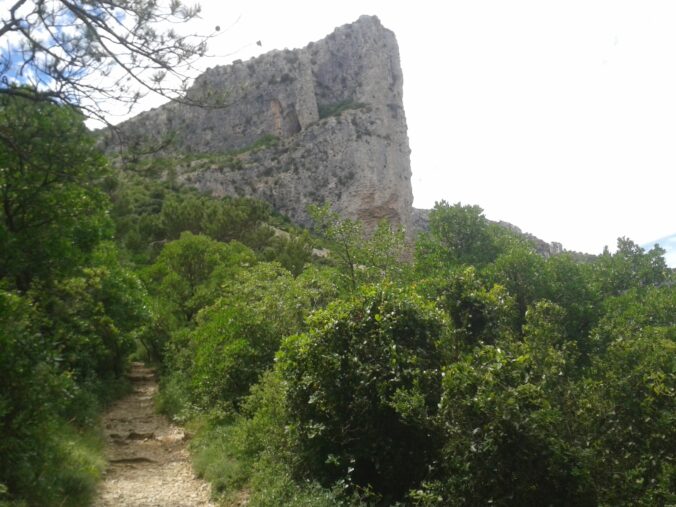 Landschaft auf der Via Tolosana bei Saint-Guilhem-le-Désert